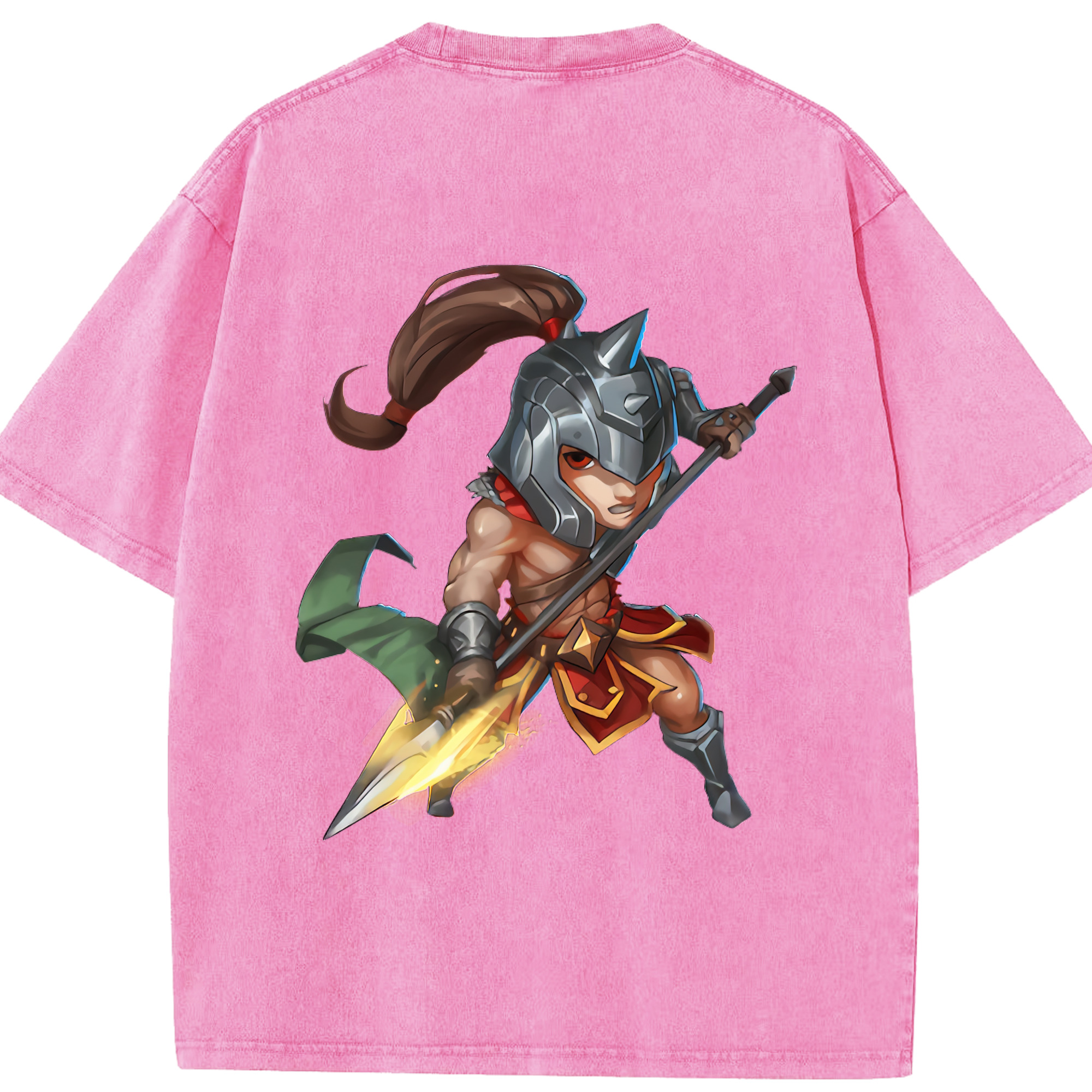 リーグ・オブ・レジェンド League of Legends LOL 綿100% ヴィンテージ風 半袖Tシャツ（背面プリント）
